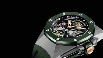 Audemars Piguet - Royal Oak Concept Flying Tourbillon GMT Green