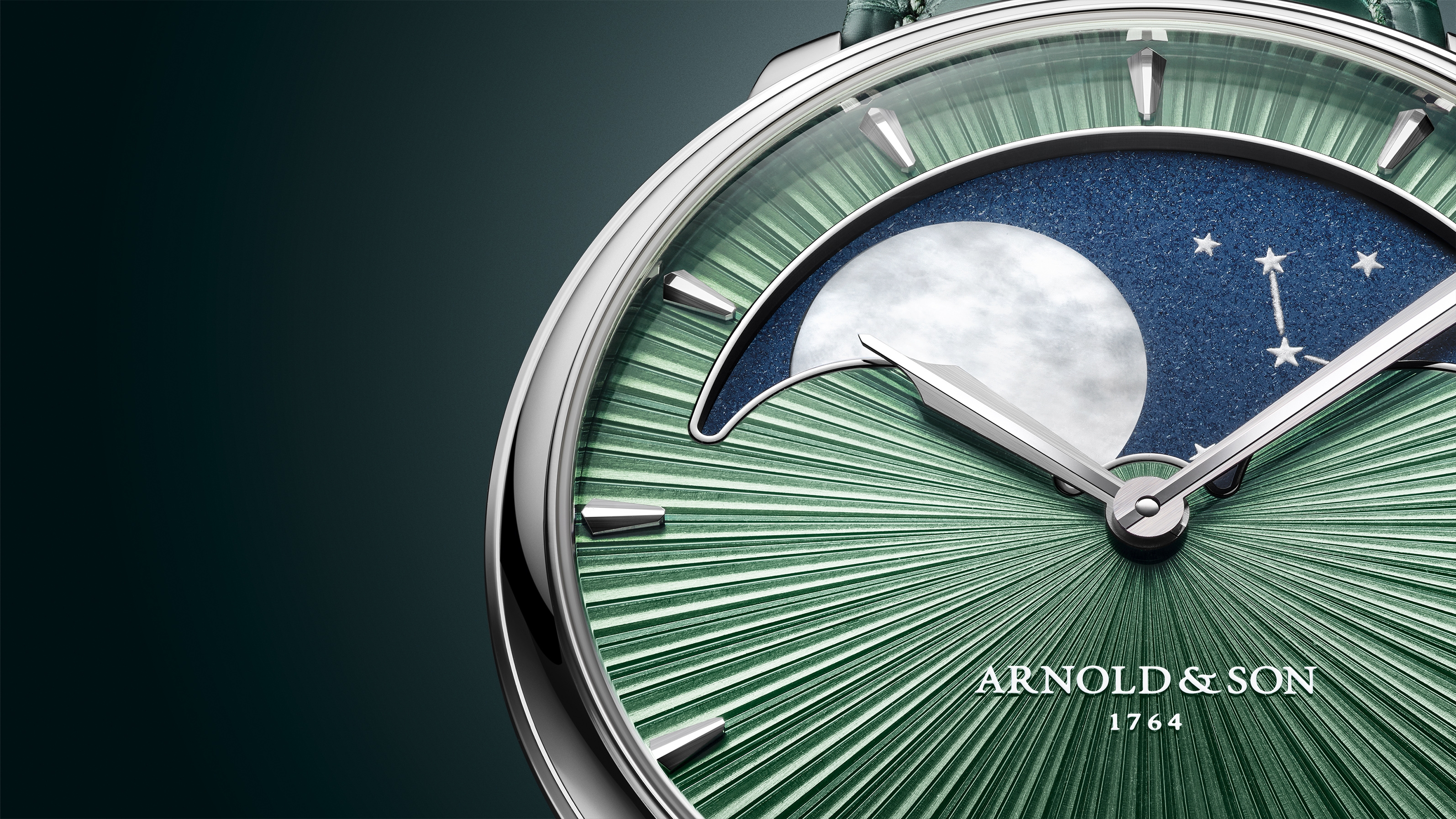 Arnold & Son - Perpetual Moon Fern Green Edition